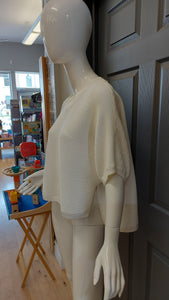 Babaton white sweater M