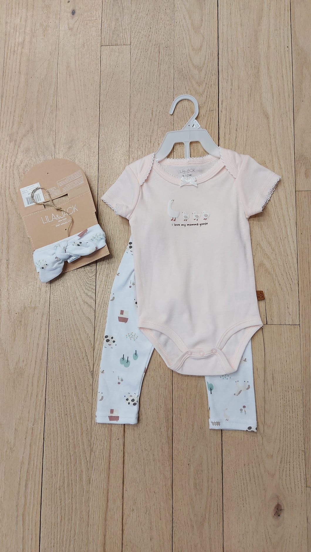 Lila & Jack 3-piece outfit 9m