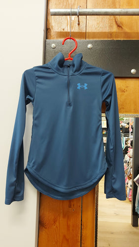 UA blue zip YXS