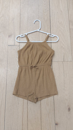 Old Navy brown romper 18m