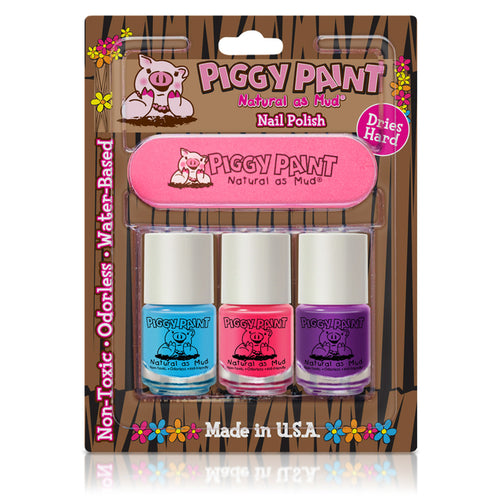 Piggy Paint/3-pack & nail file