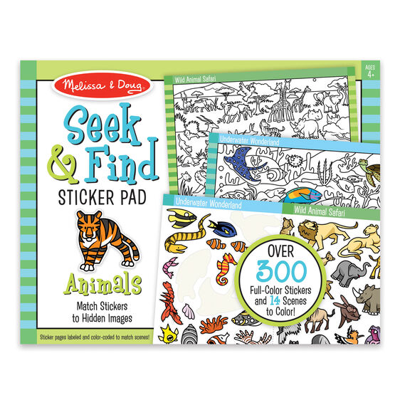 Seek & Find Sticker Pad Animal