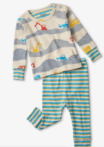 Construction Site Pajama Set