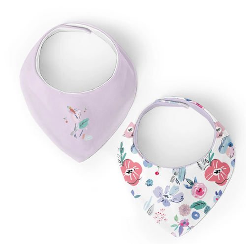 Dribblebib Bandana Bib/Flower