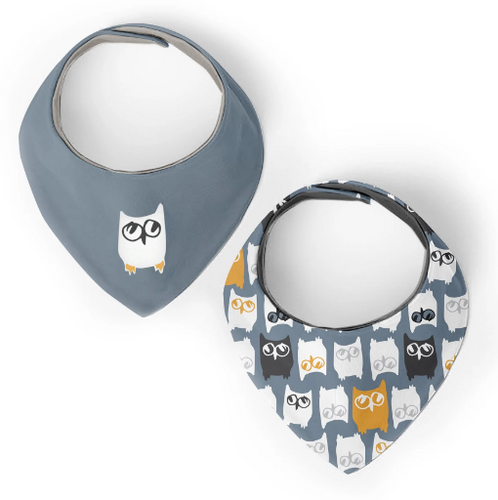 Dribblebib Bandana Bib - Owl