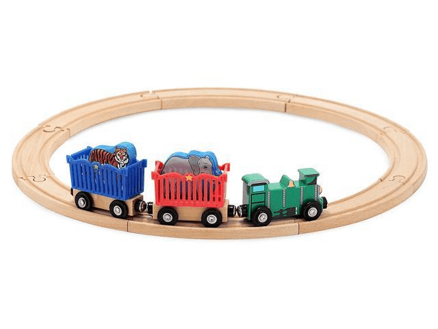 Zoo animal best sale train set